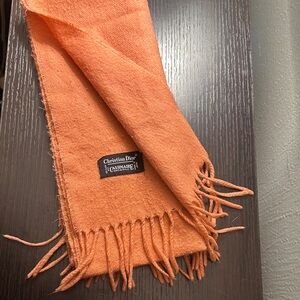 Dior Pink Cashmere Scarf